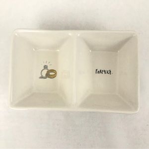 ⚡️Home⚡️ Rae Dunn Double Tray Forever Rings Wedding Marriage Love